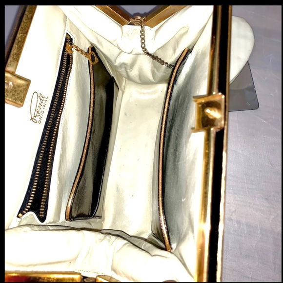 Vintage ALLIGATOR I. Magnin Rendl Original Purse Pristine Handbag - Picture 5 of 16